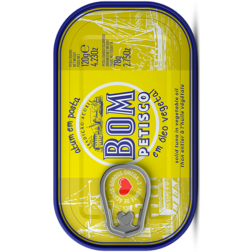 Atum em OLEO Bom Petisco 120gr.Thunfisch im Pflanz. Öl  Portugal