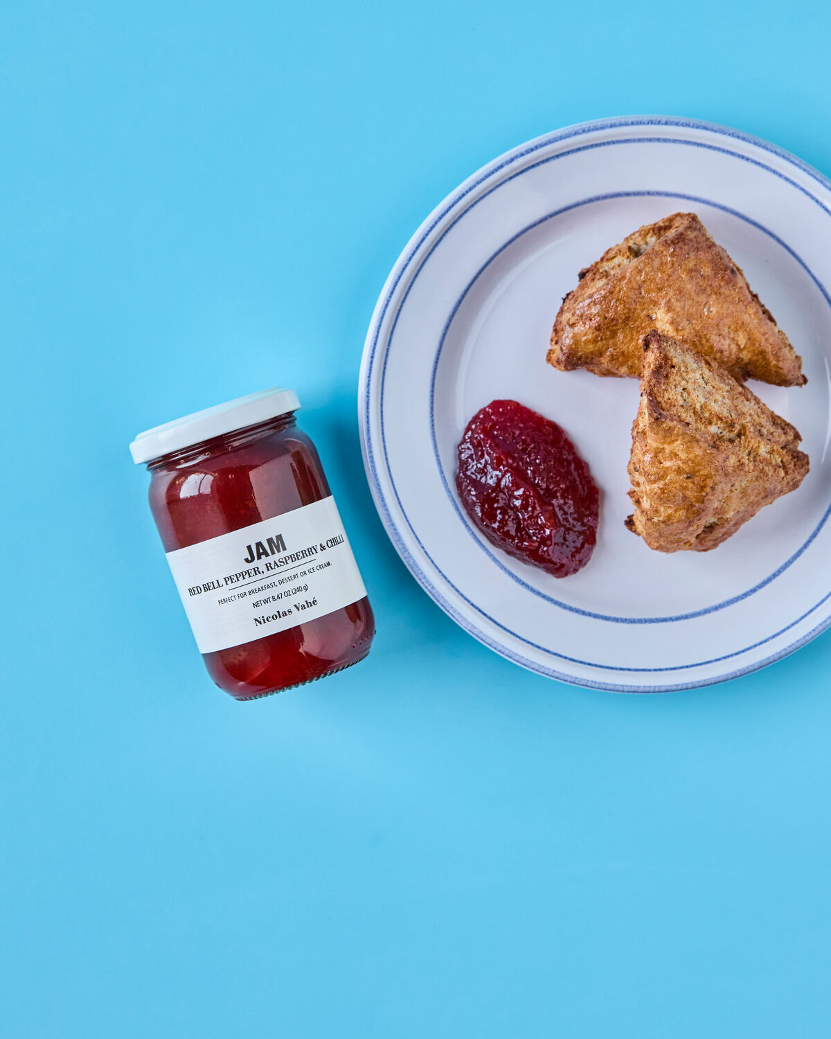 Jam, Red bell pepper, rasberry & chilli, 240 g