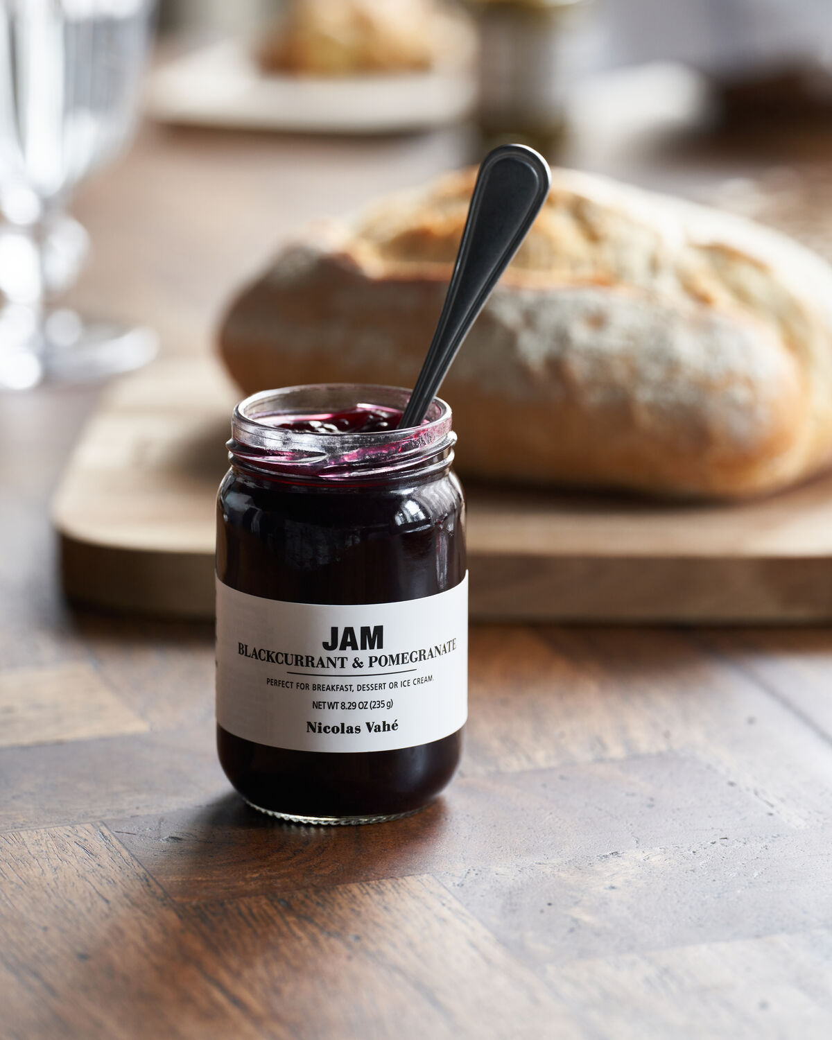 Jam, Blackcurrant & pomegranate, 235 g