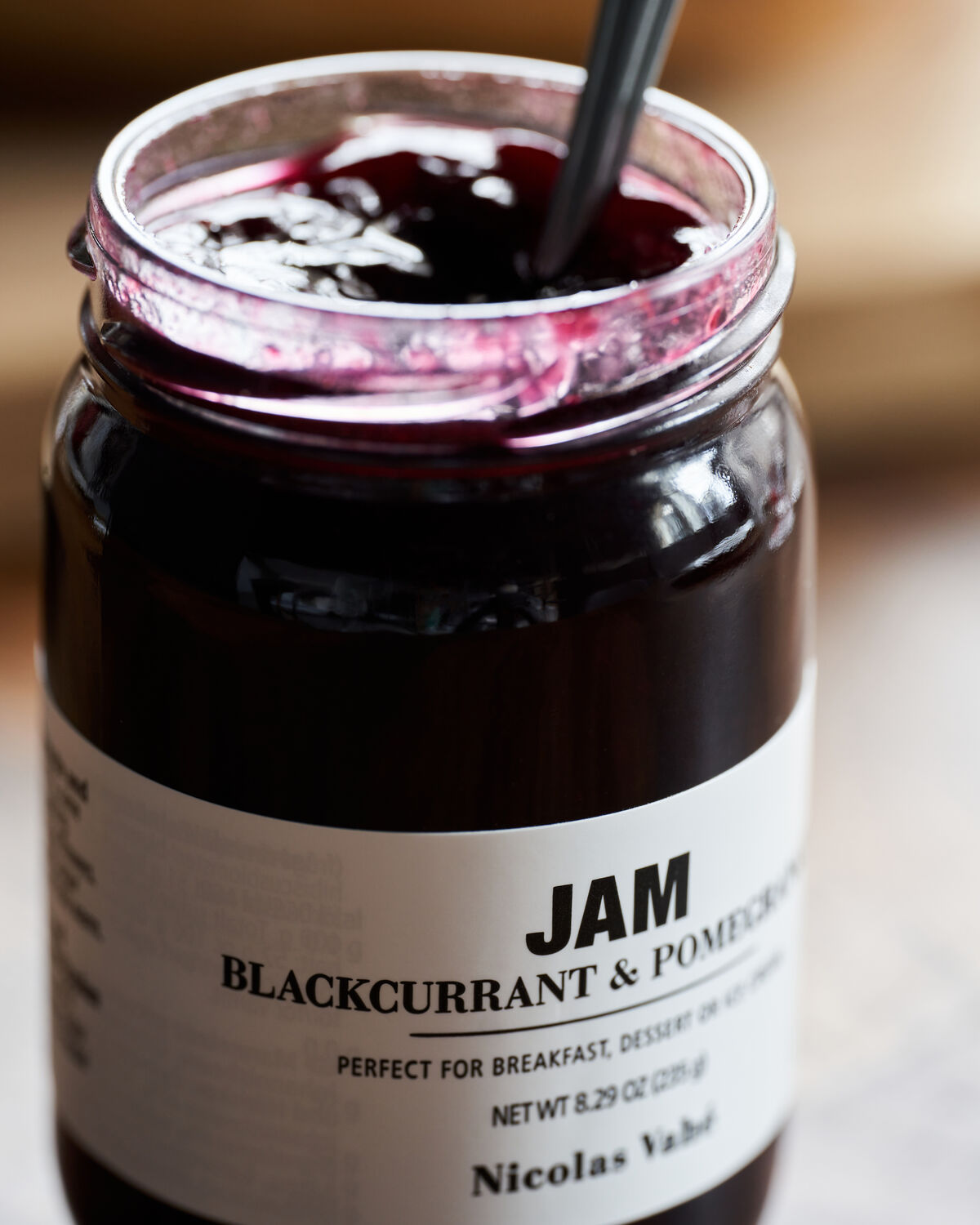 Jam, Blackcurrant & pomegranate, 235 g
