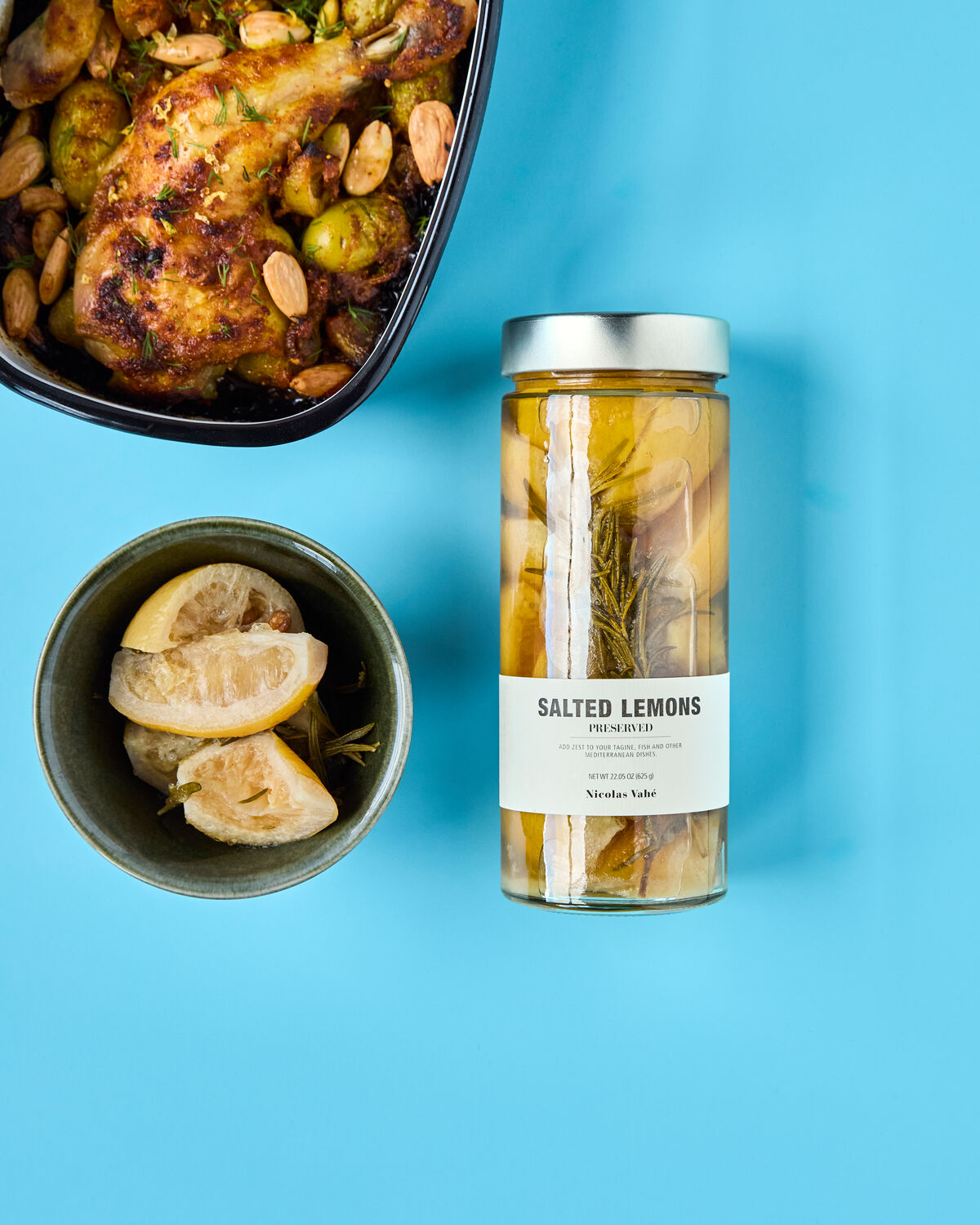 Salted lemons, Preserved, 625 g