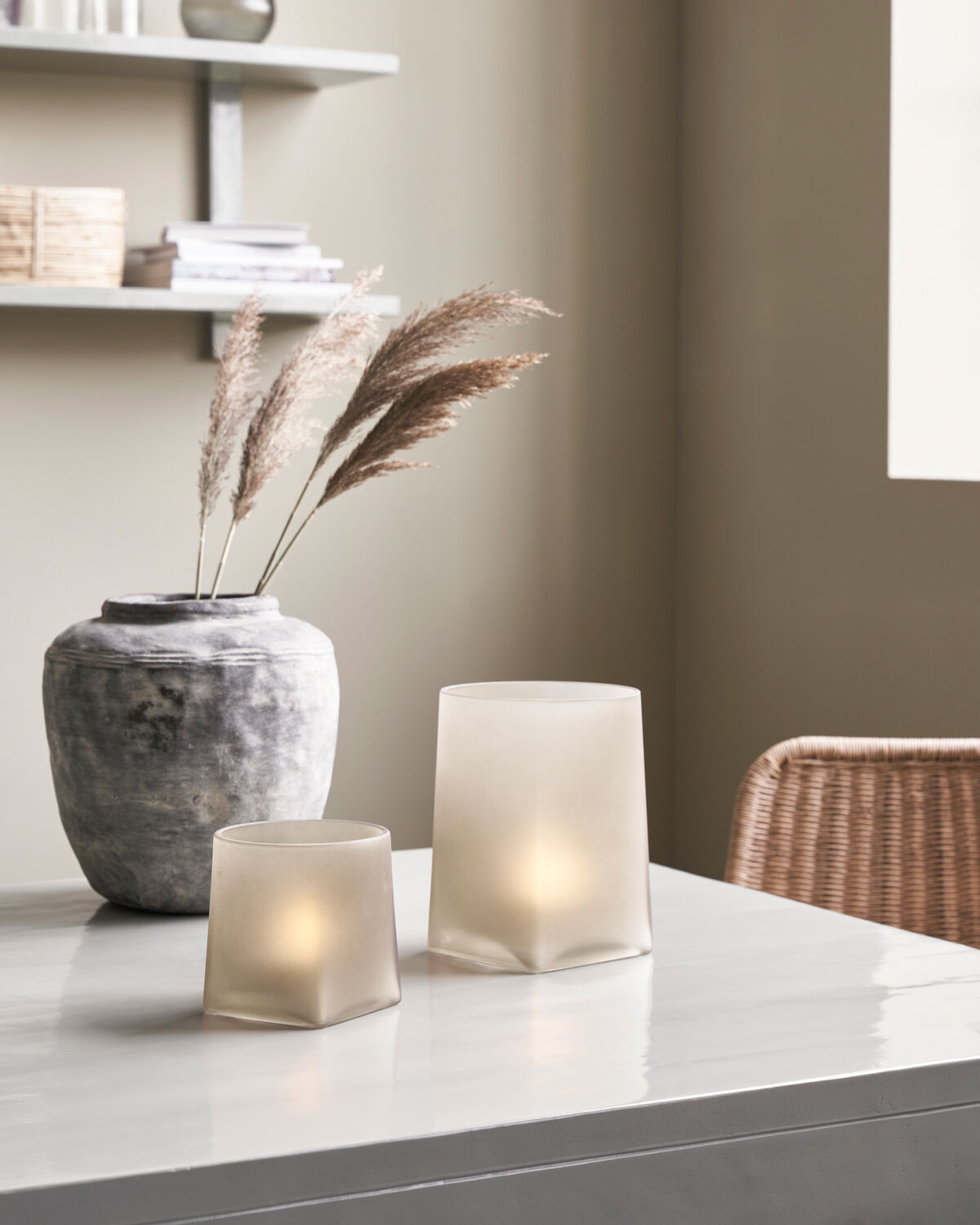 Kerzenständer, HDMade, Hellbraun