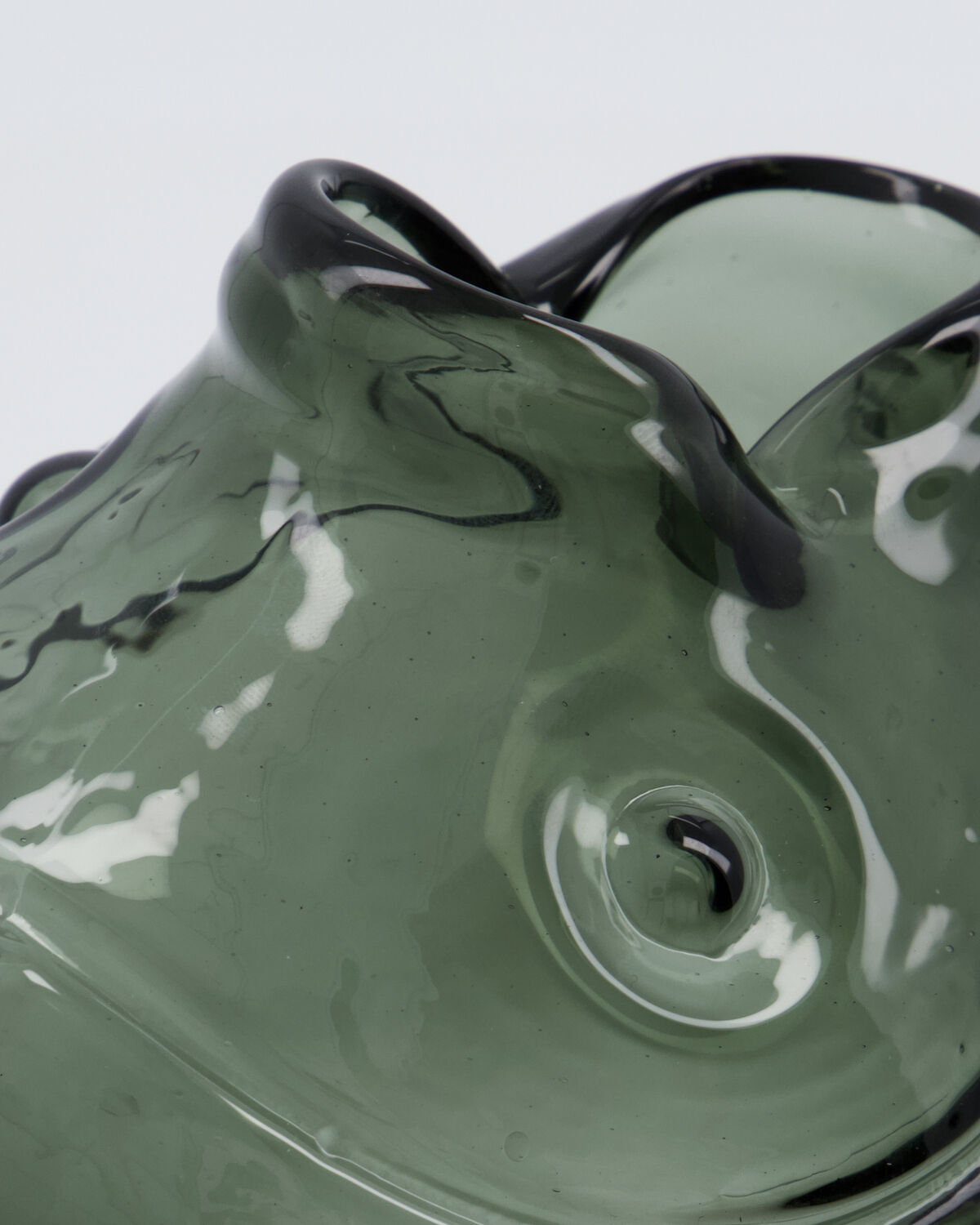 Vase, HDFish, Rauchgrau