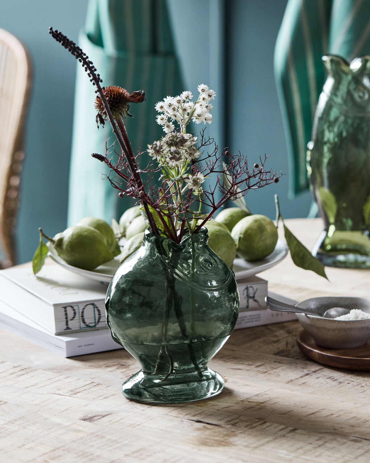 Vase, HDFish, Rauchgrau