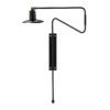 Wandleuchte, HDSwing, Schwarz
