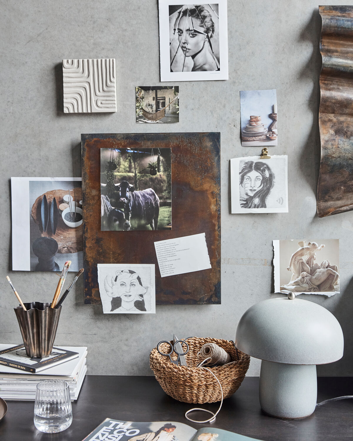 Tafel, HDNema, Antikes Braun