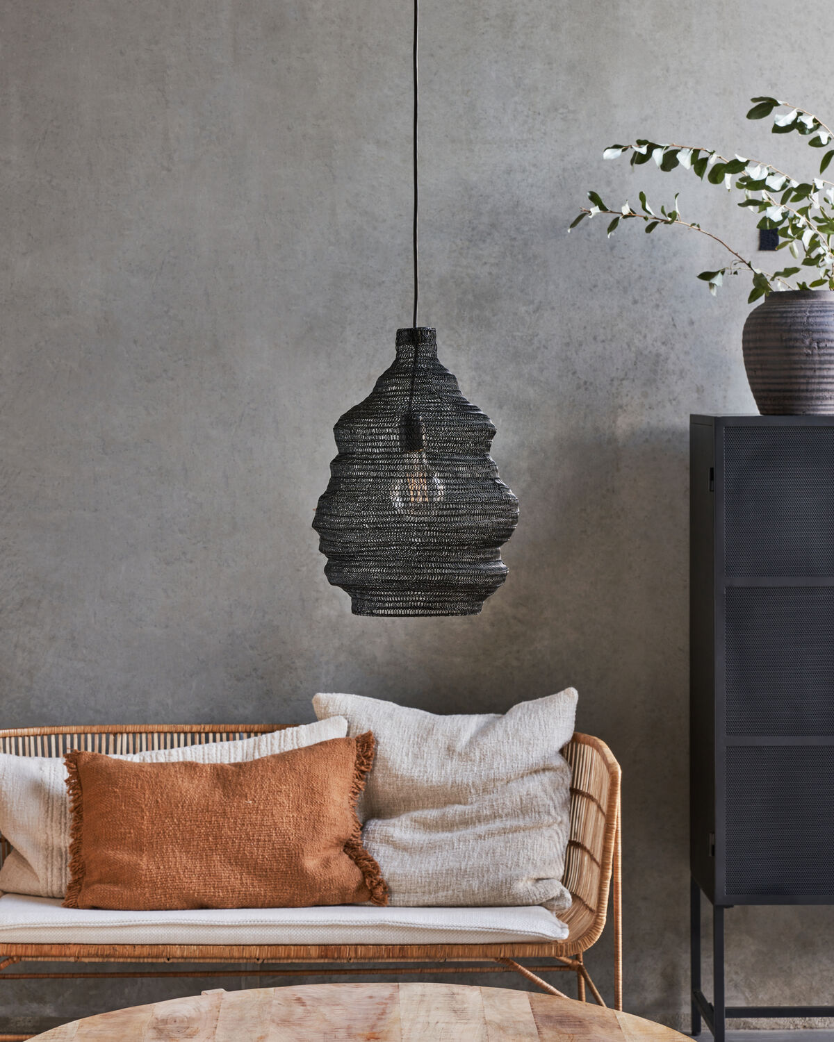 Lampe, HDMesh, Schwarz