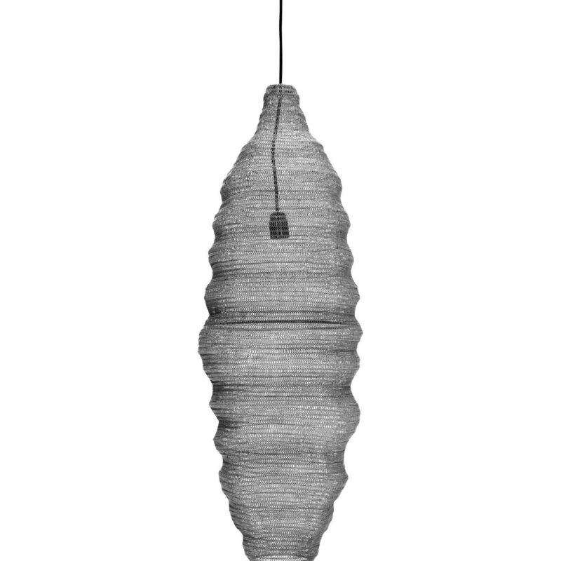Lampe, HDMesh, Gebürstetes Silber-Finish