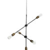 Lampe, HDMolecular, Schwarz, Messing