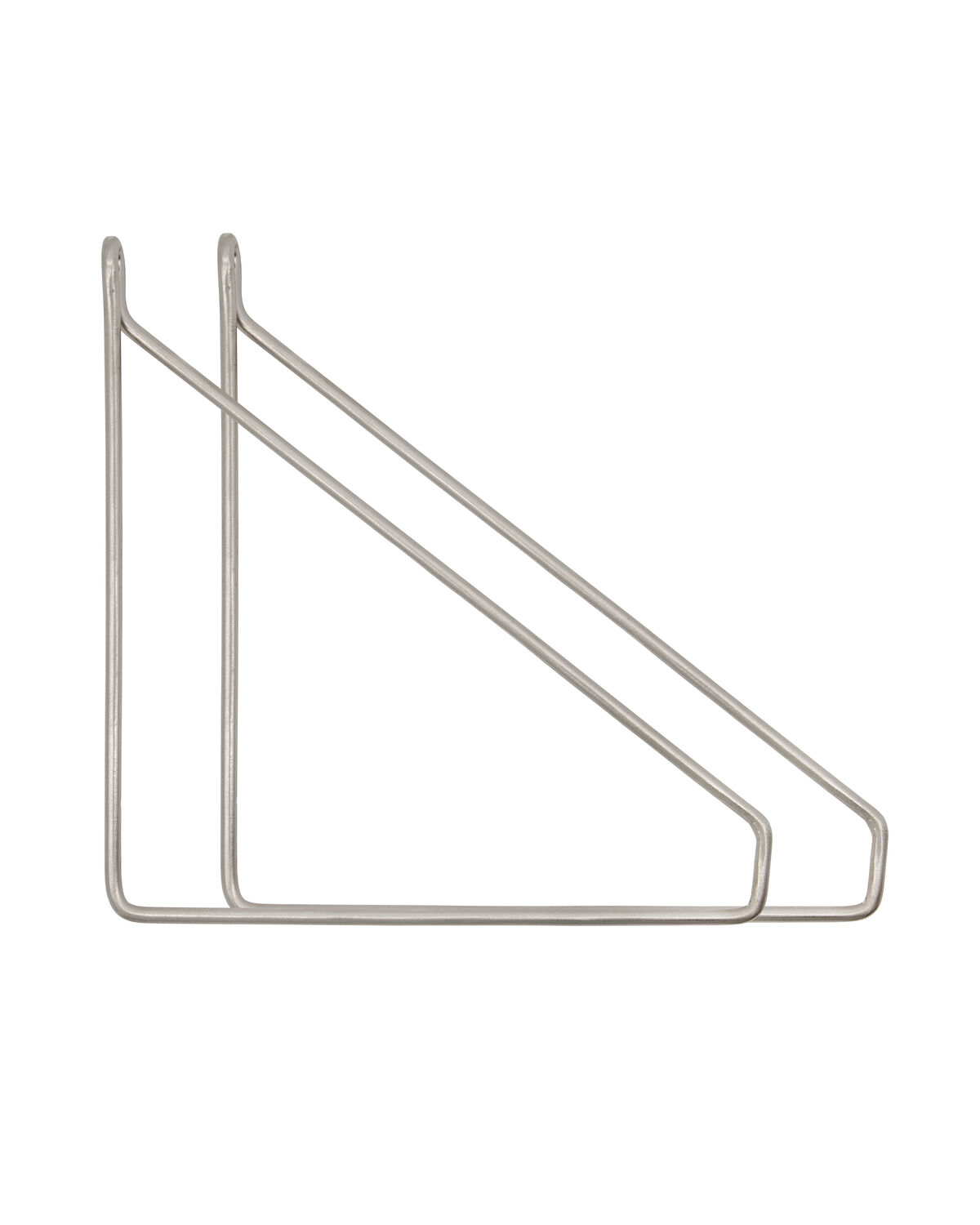 Winkelstütze, HDApart, Gebürstetes Silber