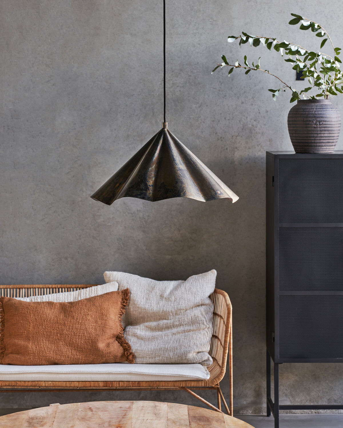 Lampe, HDFlola, Antikes Braun