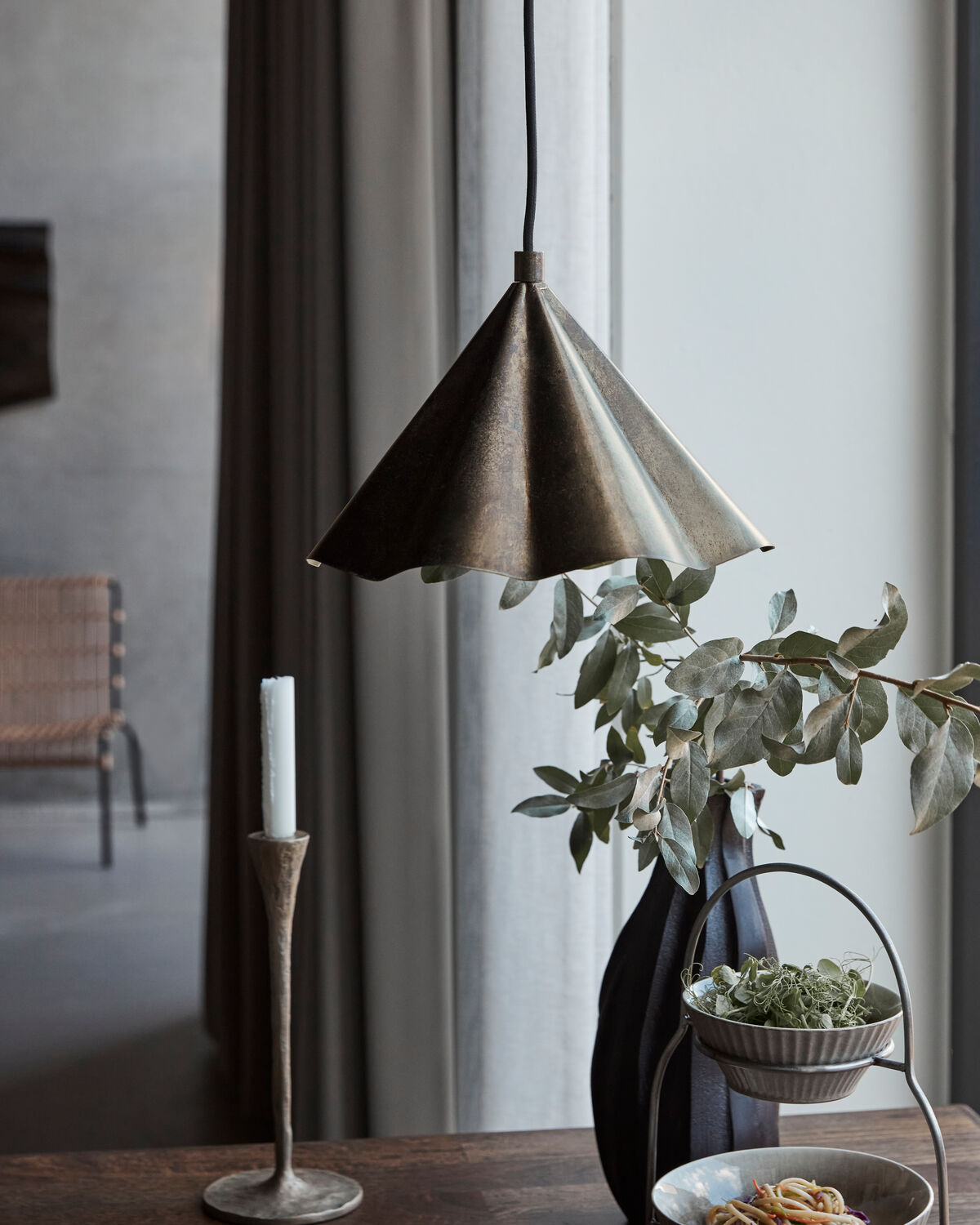 Lampe, HDFlola, Antikes Braun