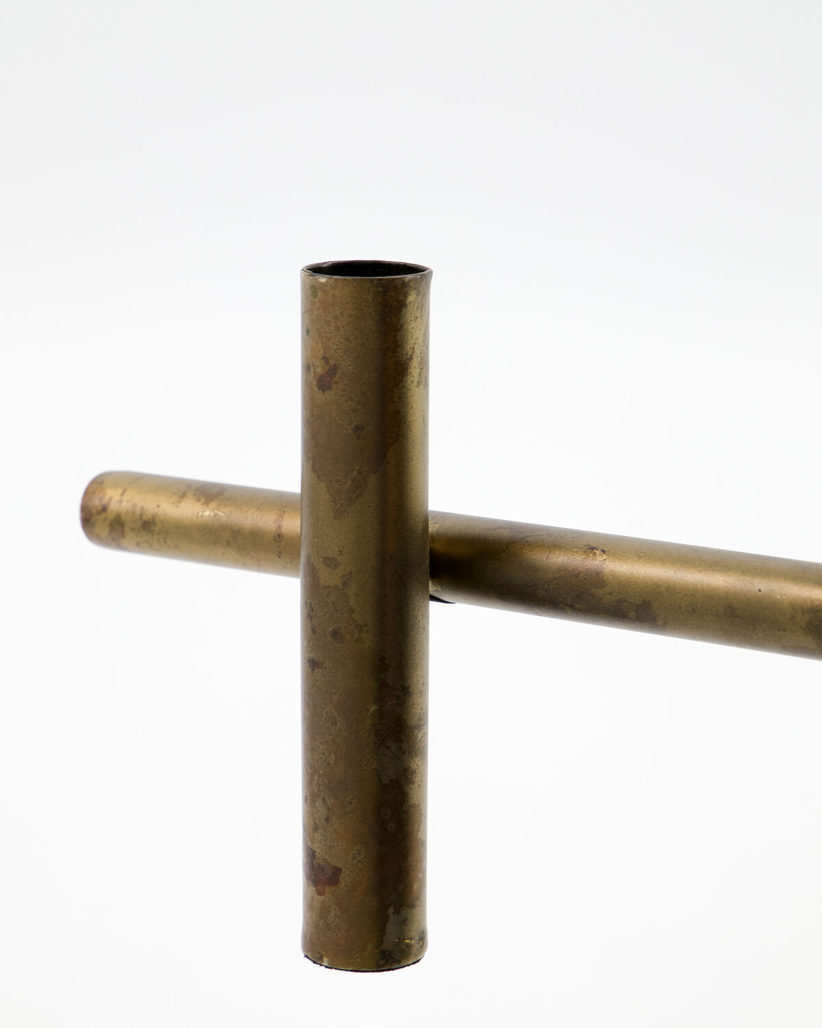 Kerzenständer, HDMaxi80, Antikes Messing-Finish