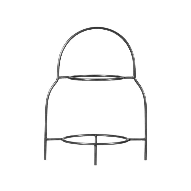 Tellerständer, HDSana, Silber-Finish