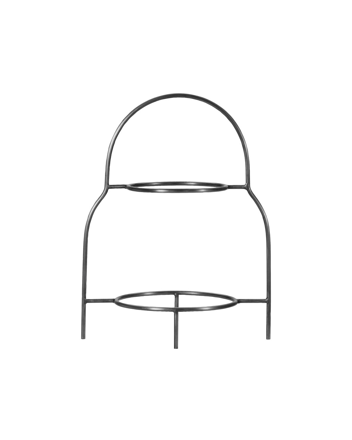 Tellerständer, HDSana, Silber-Finish