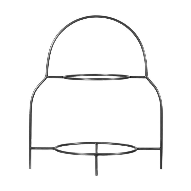 Tellerständer, HDSana, Silber-Finish