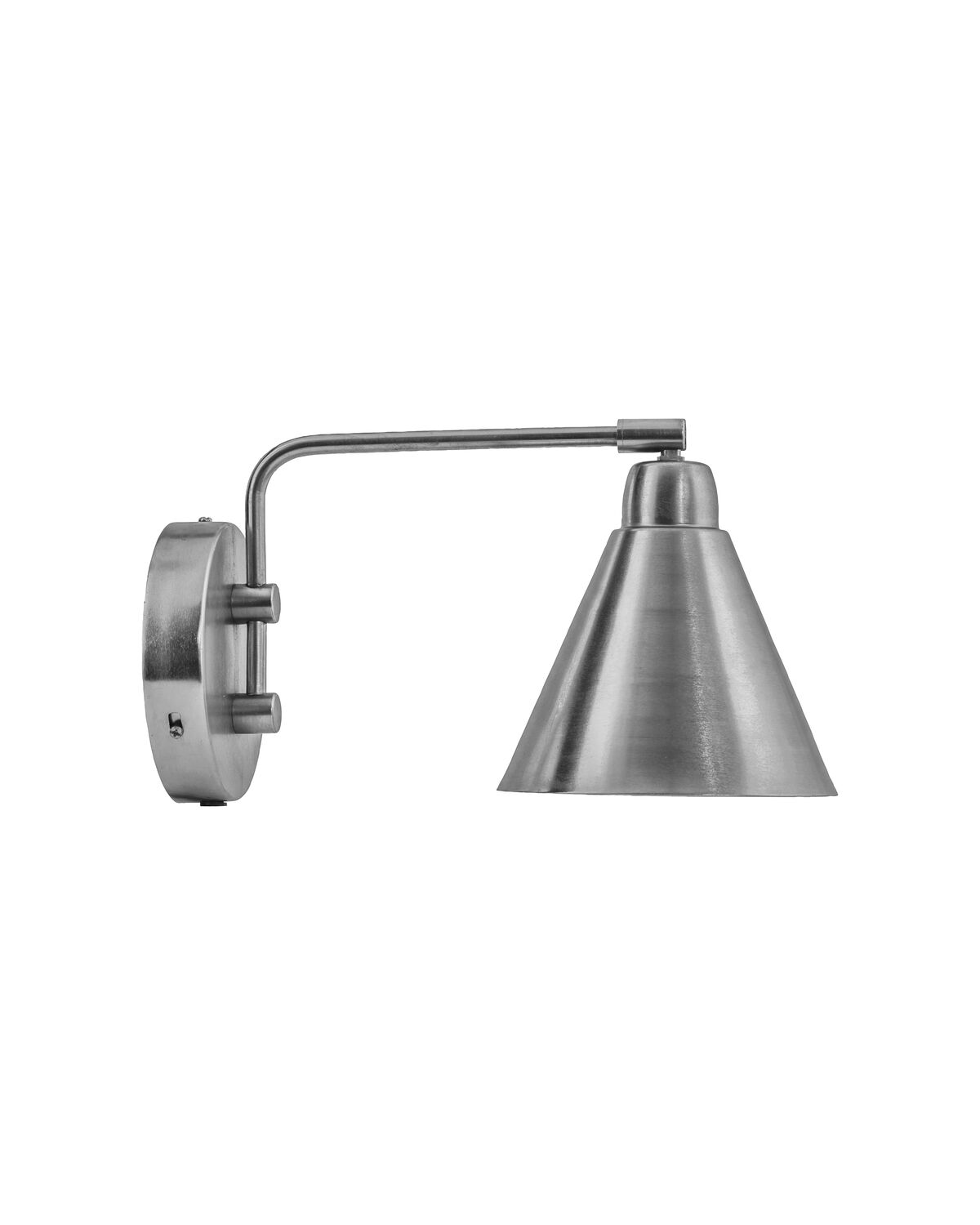 Wandleuchte, HDGame, Gebürstetes Silber-Finish