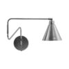Wandleuchte, HDGame, Gebürstetes Silber-Finish