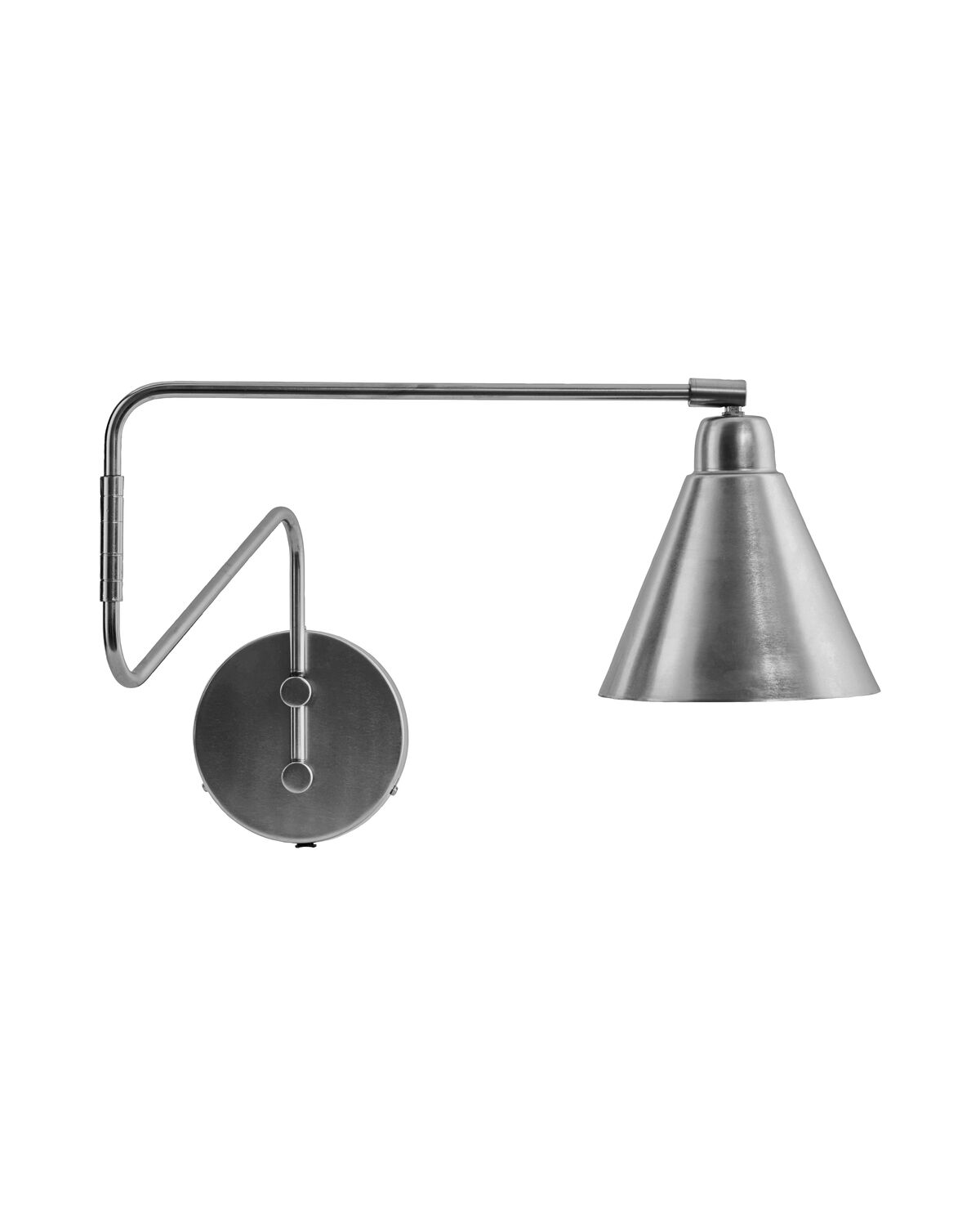 Wandleuchte, HDGame, Gebürstetes Silber-Finish