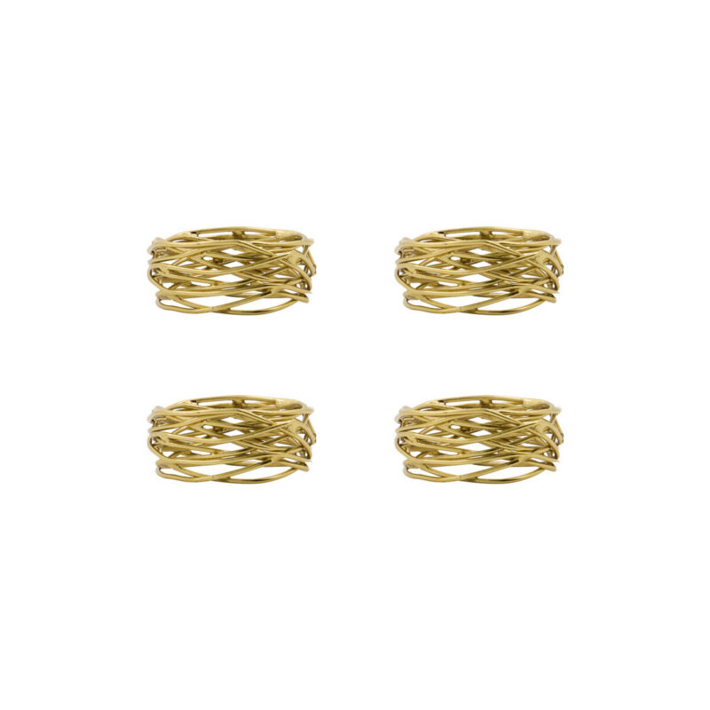 Serviettenringe, HDRing, Gold