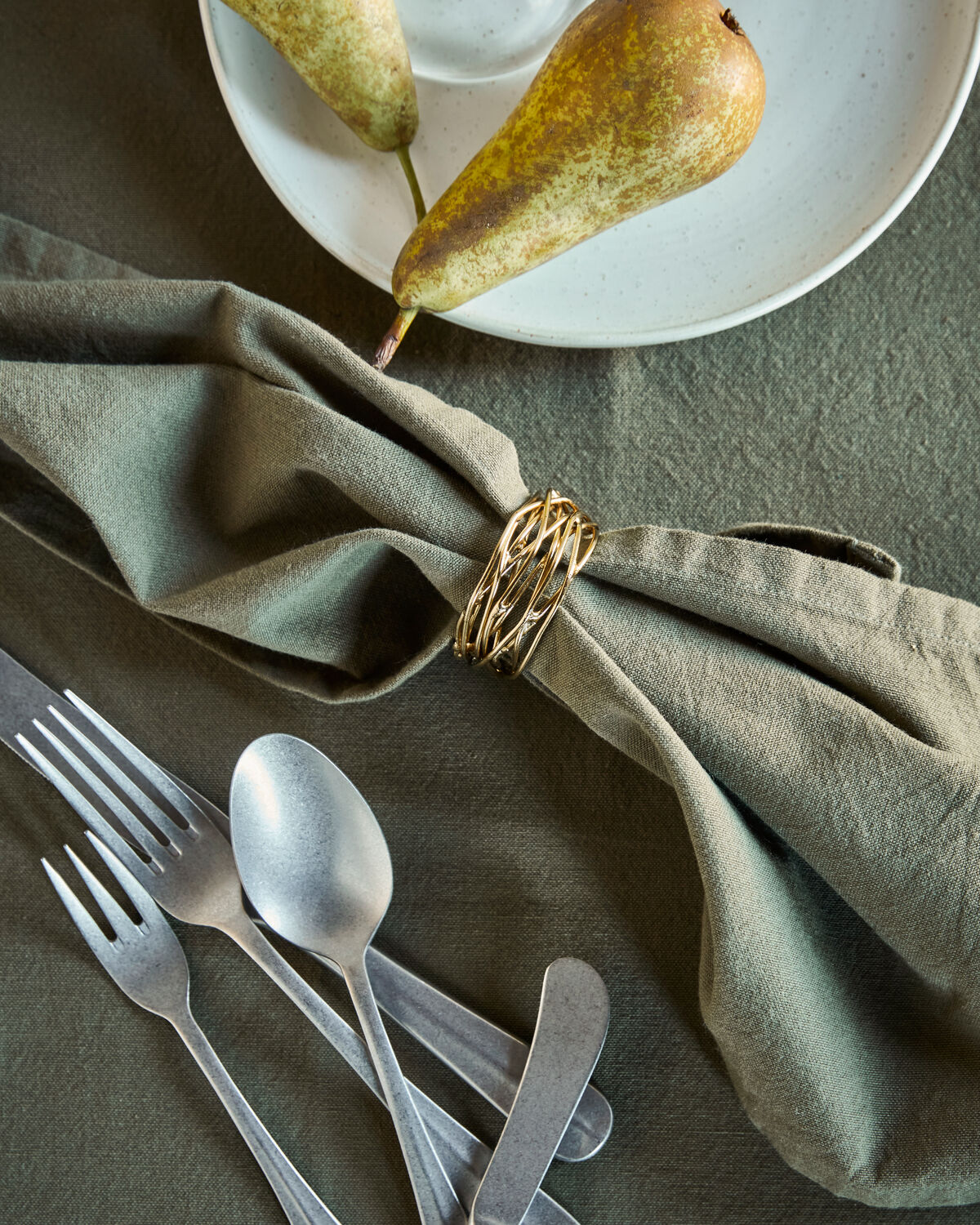 Serviettenringe, HDRing, Gold