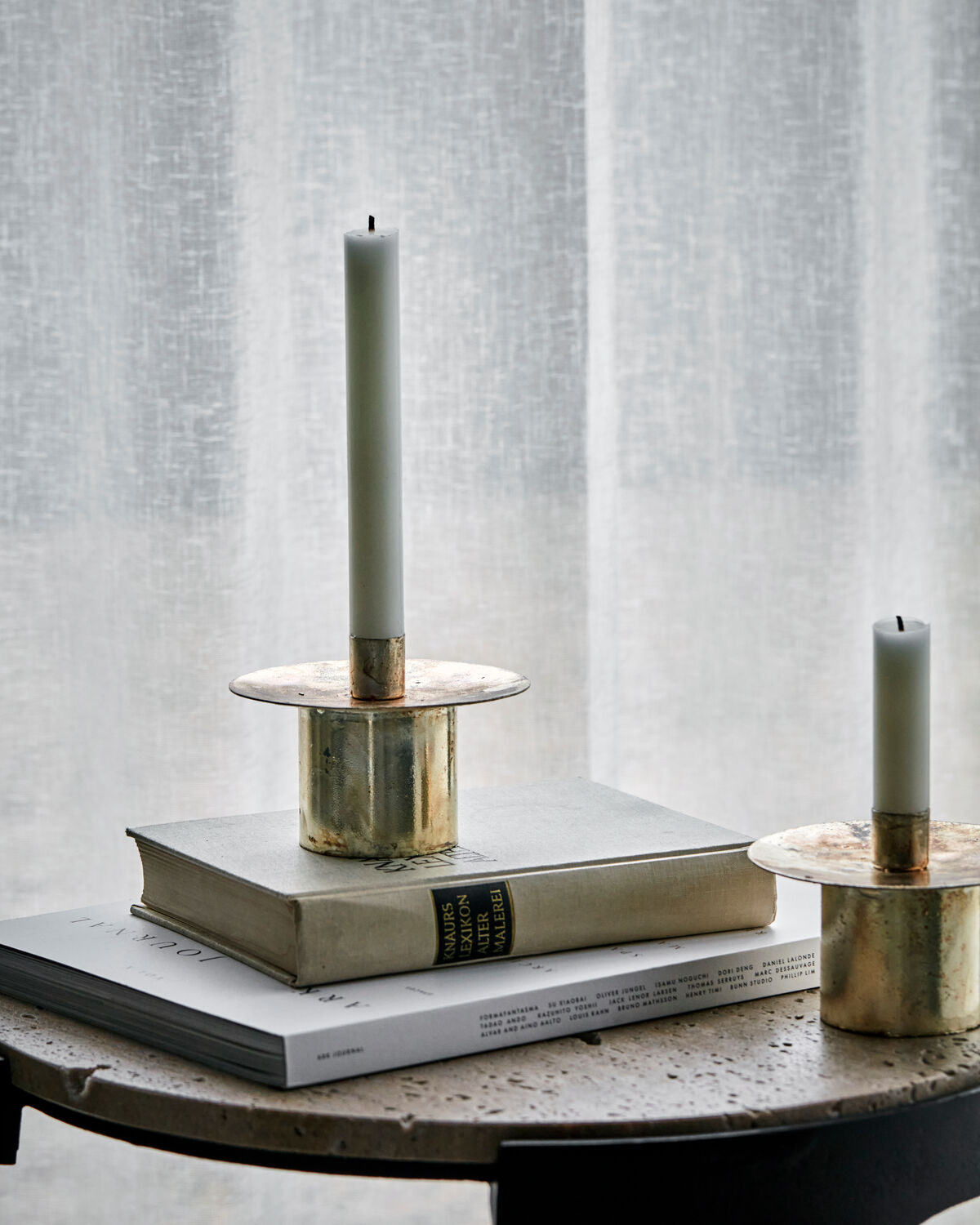 Kerzenständer, HDSimb, Antikes Messing