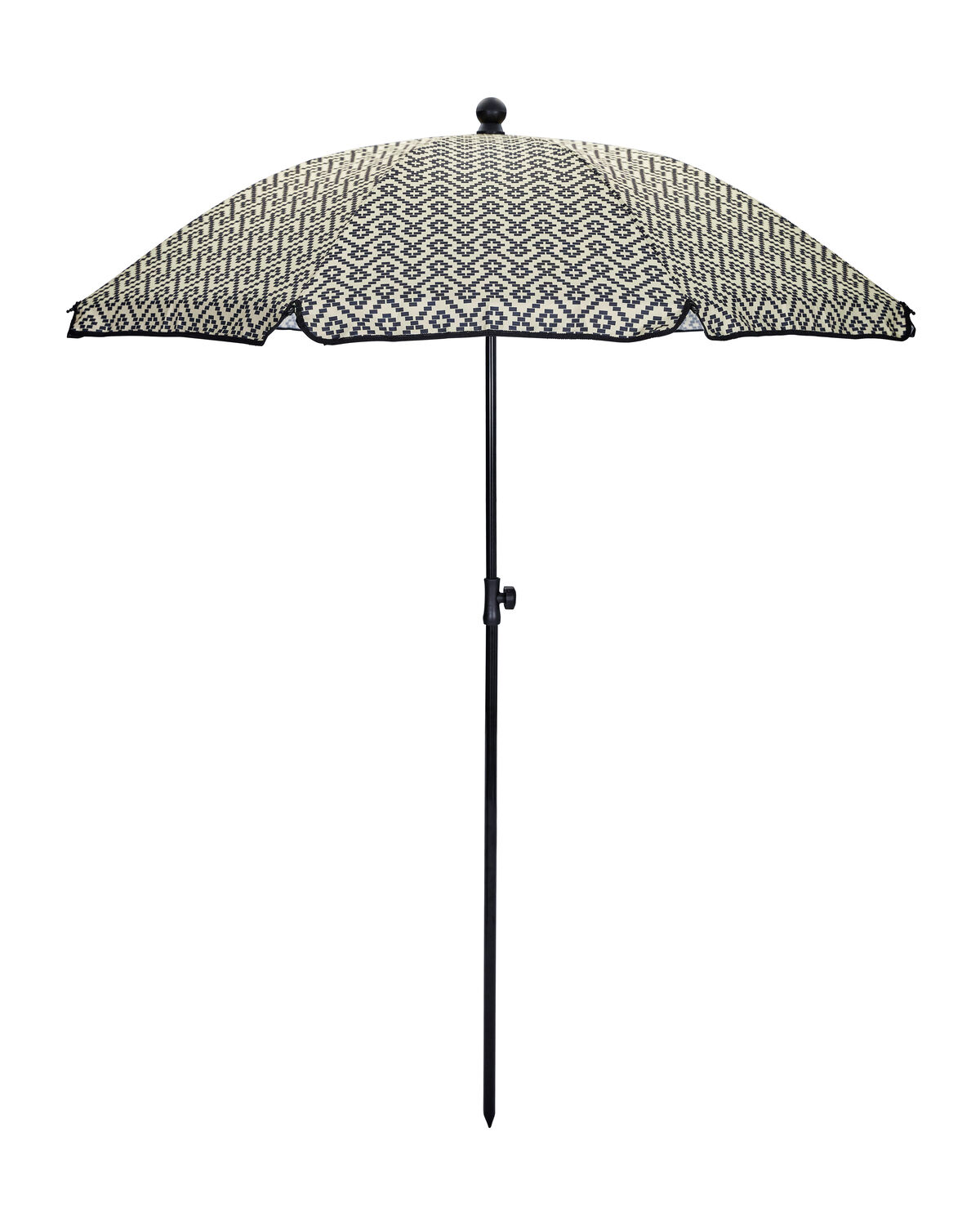 Strandschirm, HDPort, Schwarz, Sand