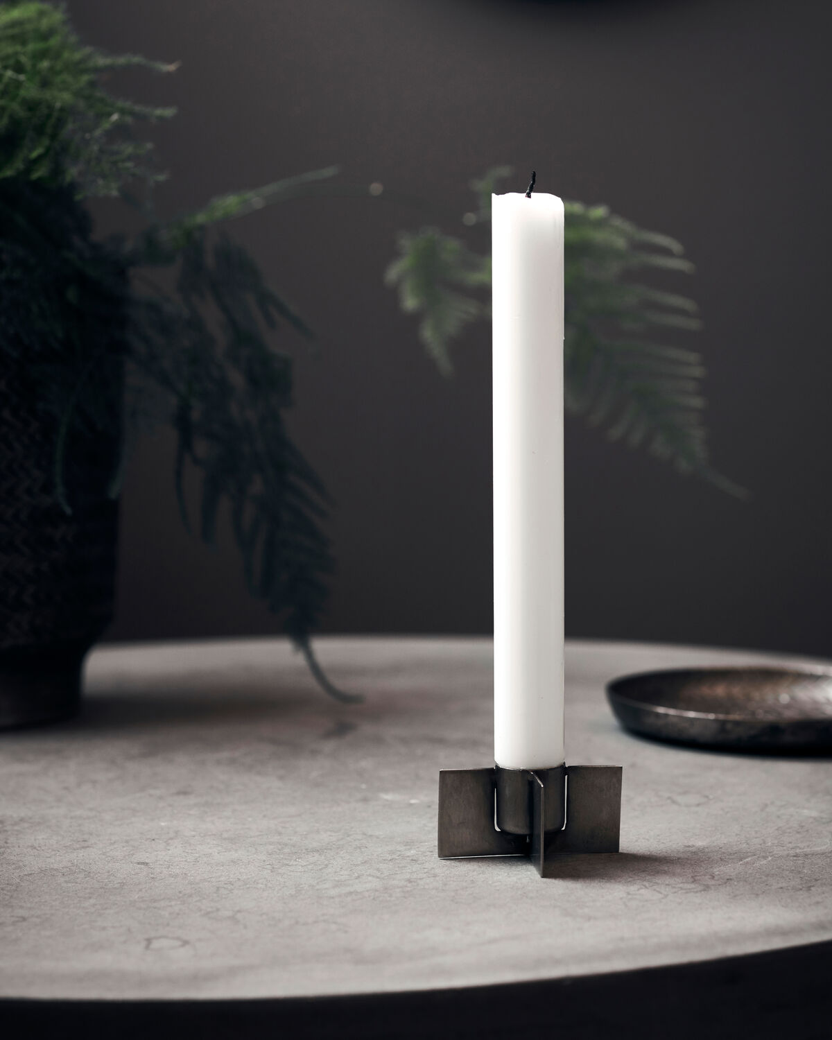 Kerzenständer, Wing, Rohes Eisen