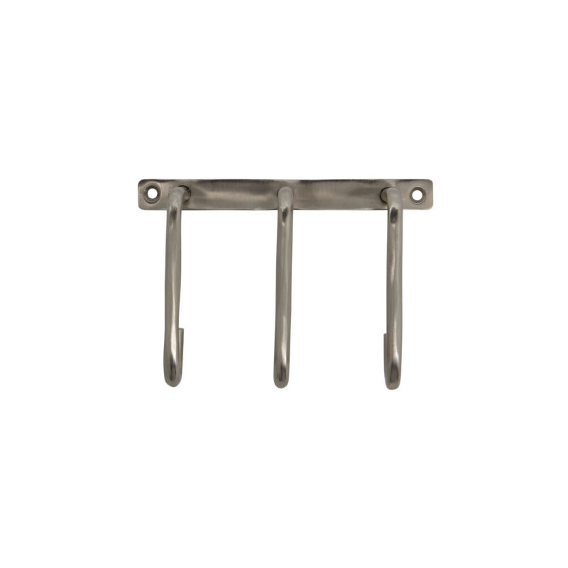 Hakenleiste, HDWelo, Gebürstetes Silber-Finish