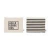 Kupplung, HDCanva, Schwarz, Off-White, Business Rule Blue