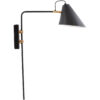 Wandleuchte, HDClub, Schwarz
