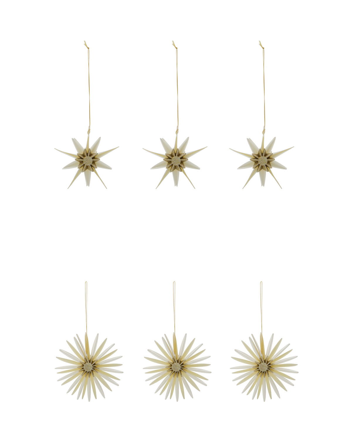Weihnachtsschmuck, HDStari, Off-White, Champagner