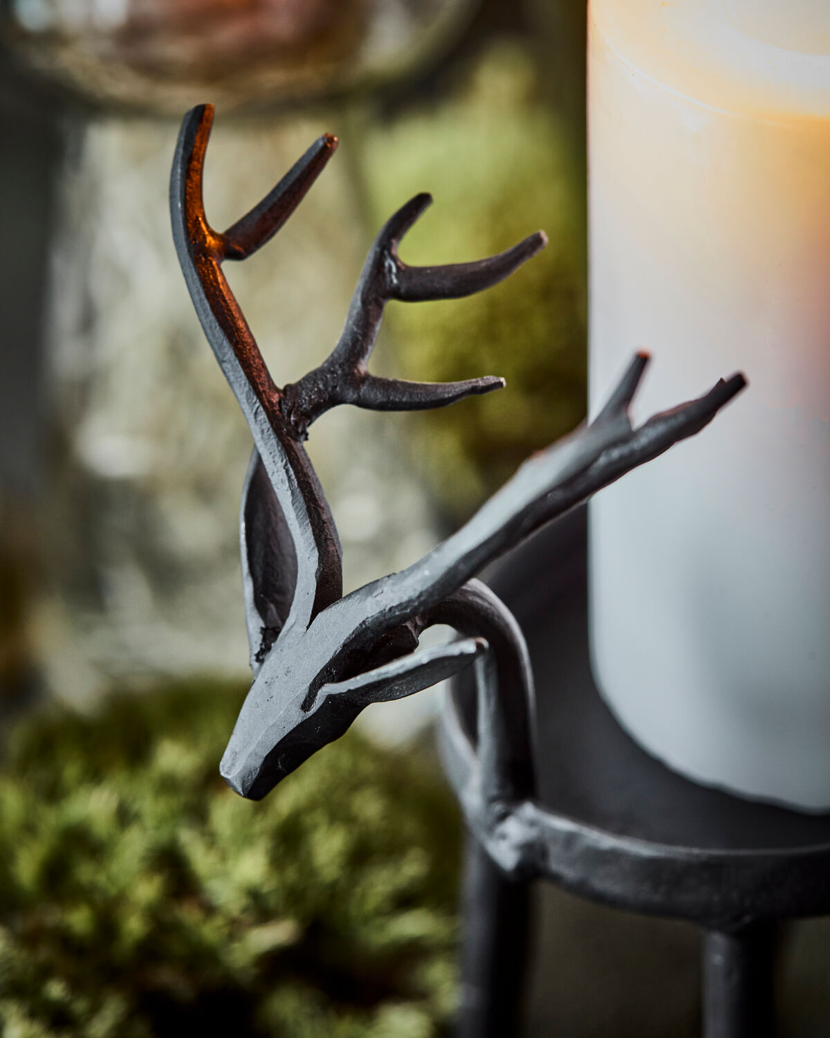 Teelichthalter, HDDeer, Schwarz