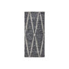 Teppich, HDKin, Schwarz, Off-White