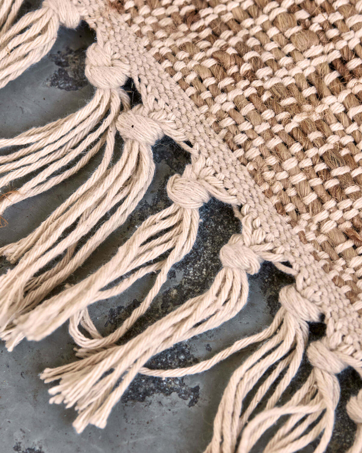 Teppich, HDRostro, Natur, Off-White