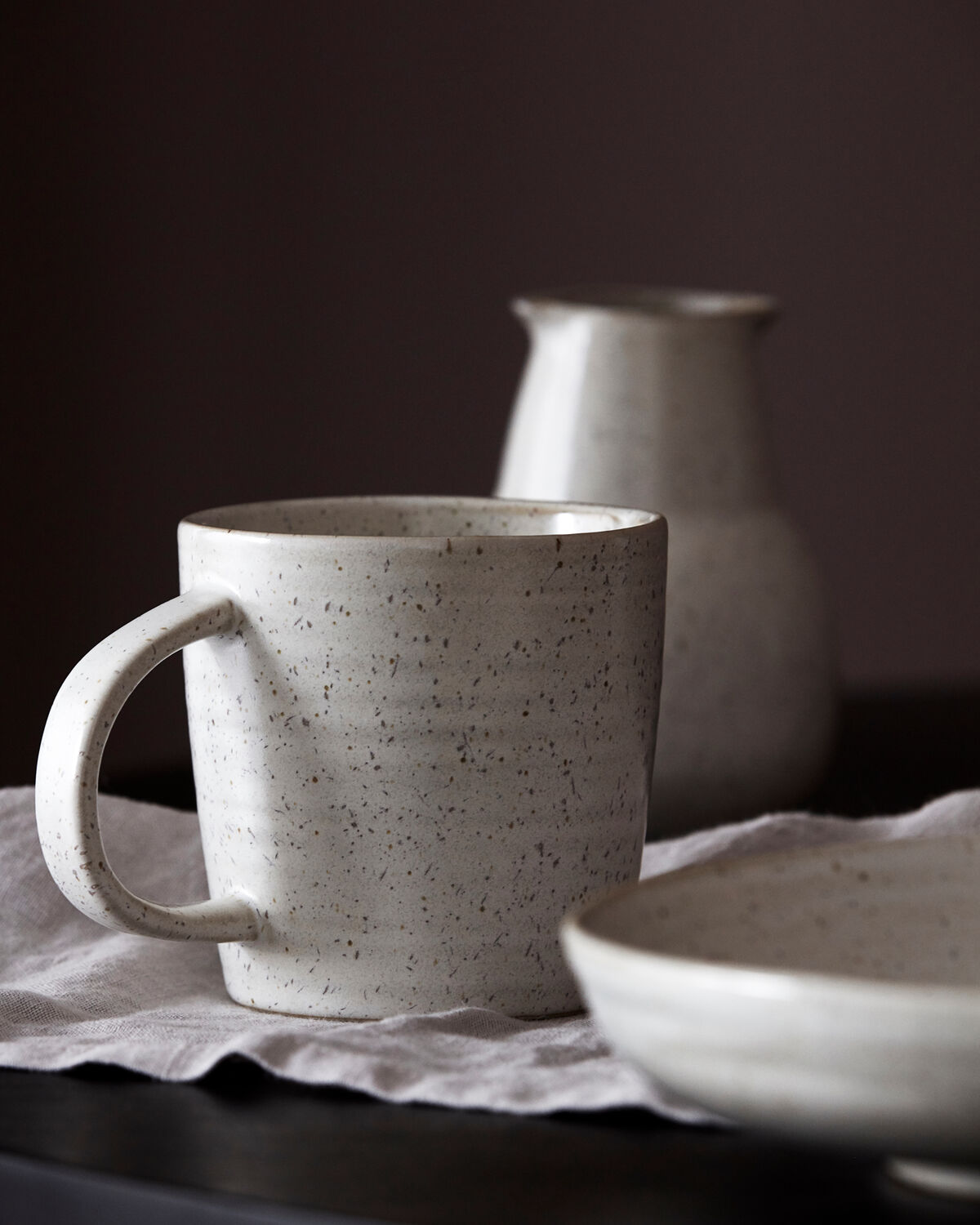 Tasse, HDPion, Grau, Weiß