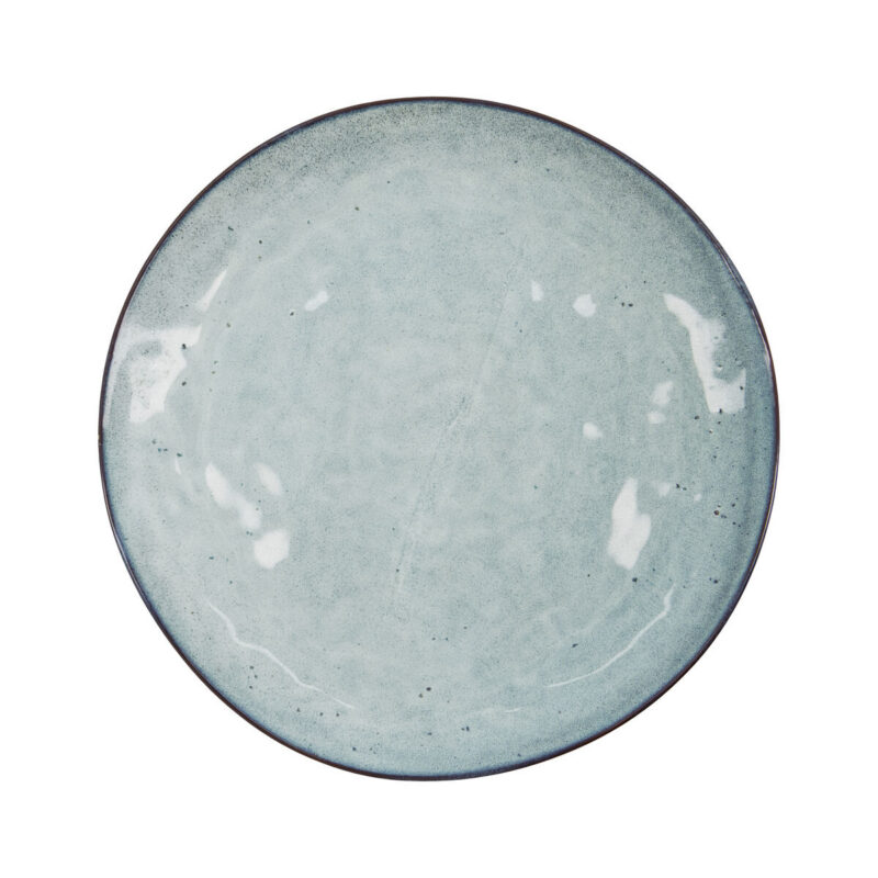 Teller, HDRustic, Grau, Blau