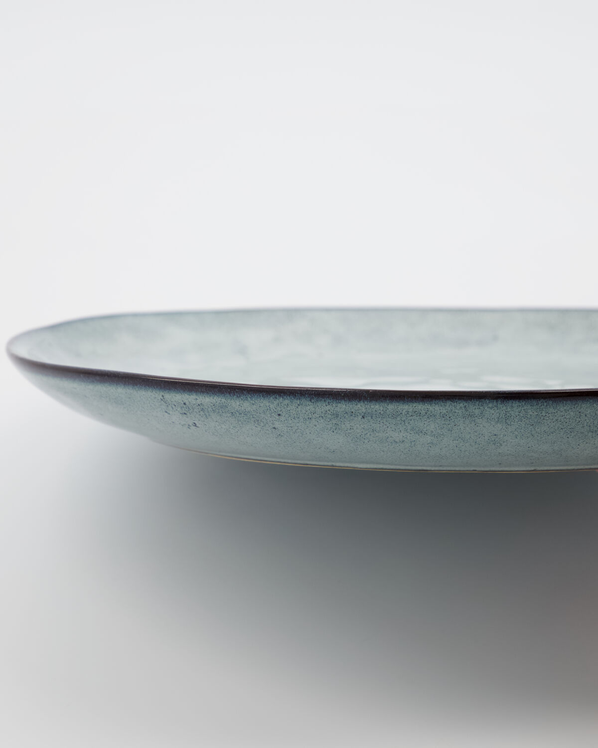 Teller, HDRustic, Grau, Blau