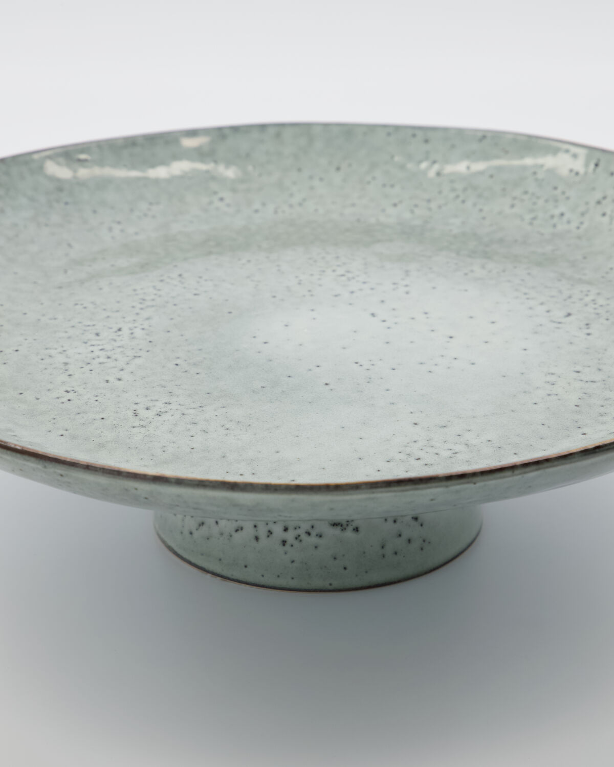 Kuchenteller, HDRustic, Grau, Blau
