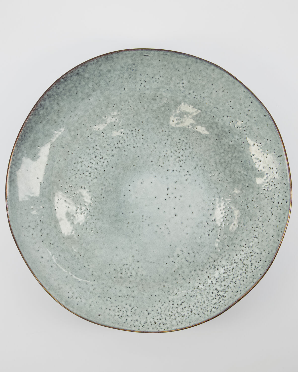Kuchenteller, HDRustic, Grau, Blau