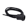 E27 Socket, HDFly, Schwarz