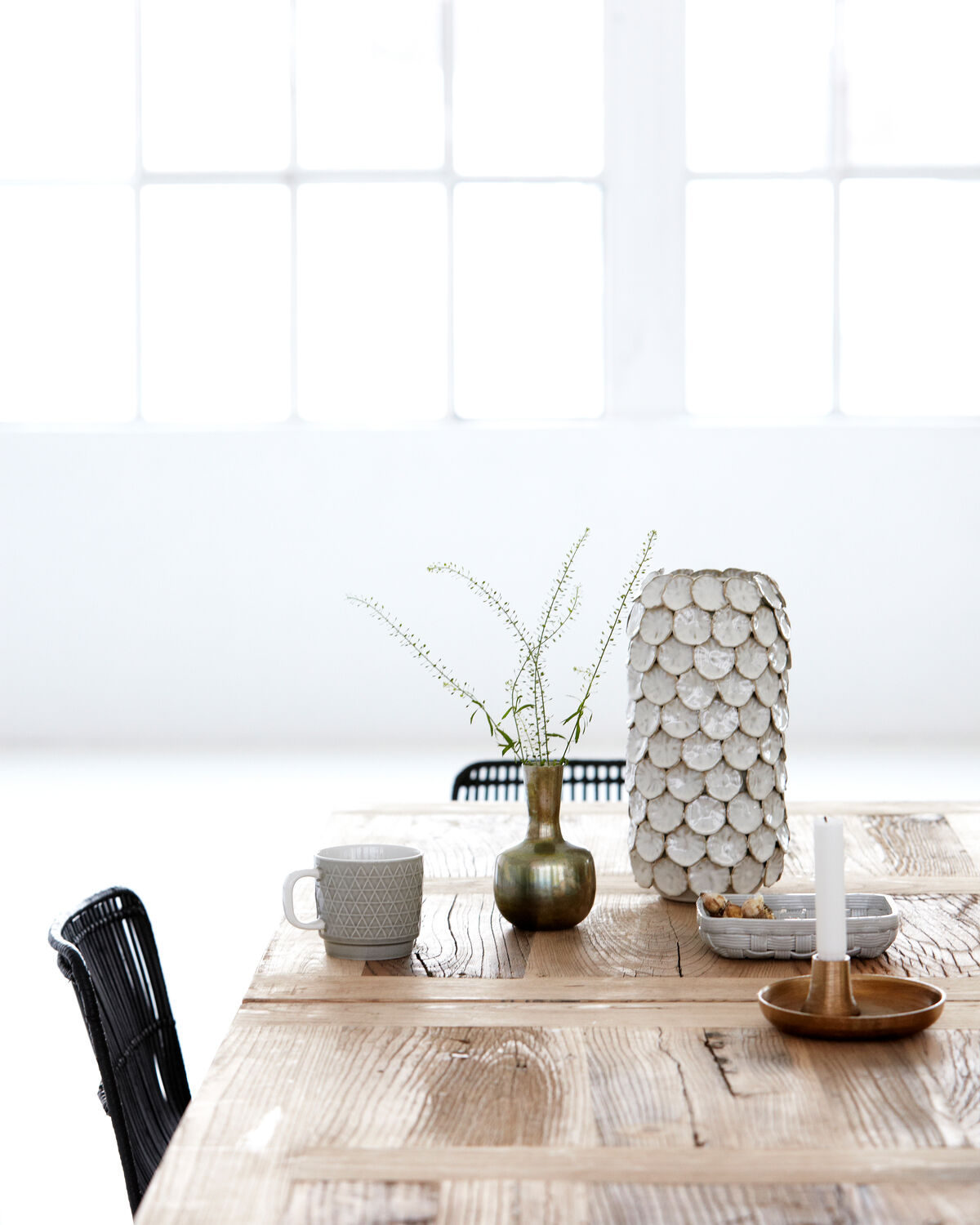Vase, HDDot, Weiß