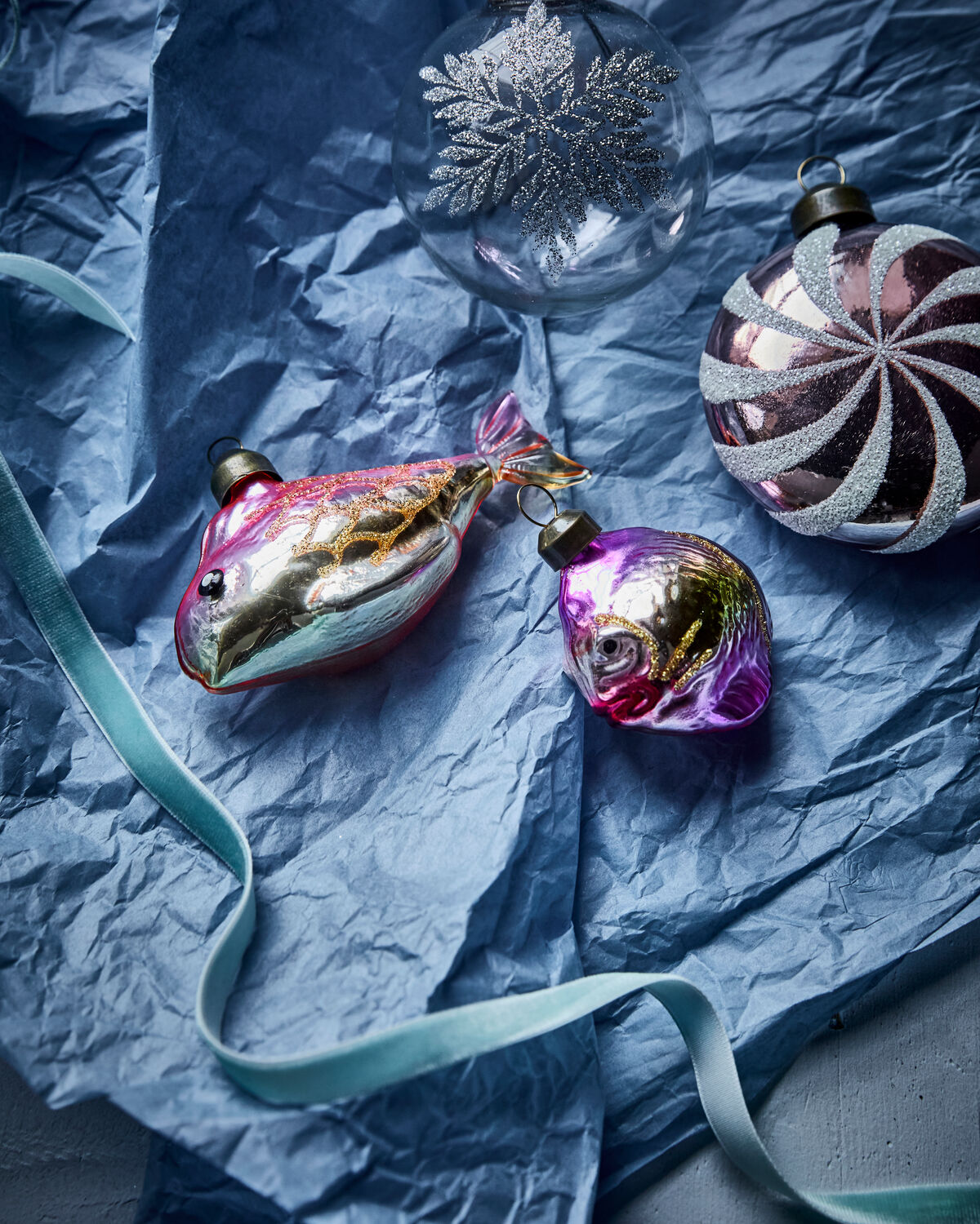 Weihnachtsschmuck, HDPez, Gold, Rosa
