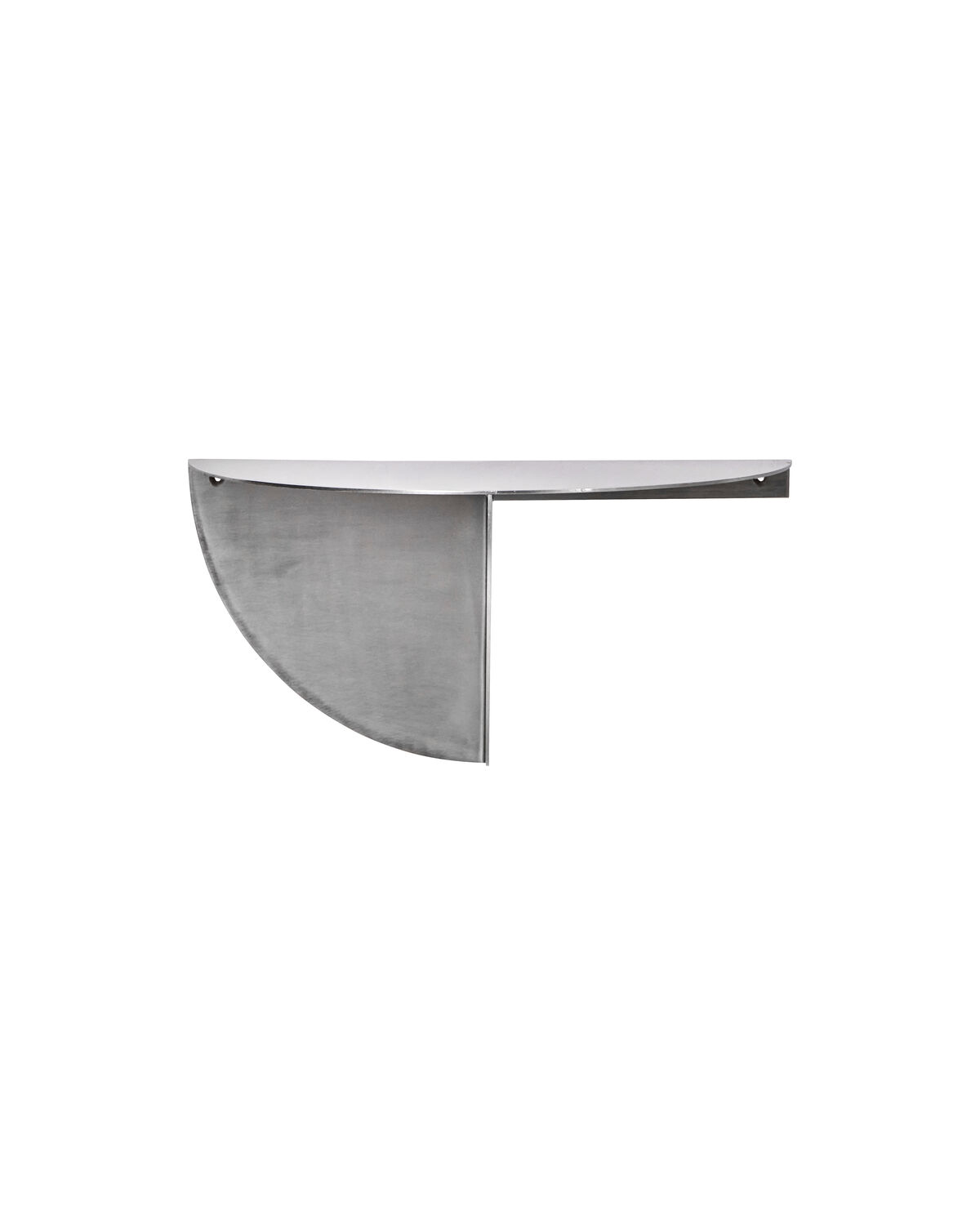 Beistelltisch, HDMega, Gebürstetes Silber-Finish