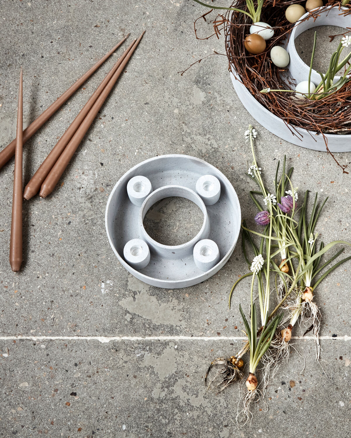 Kerzenständer, HDThe Ring, Grau