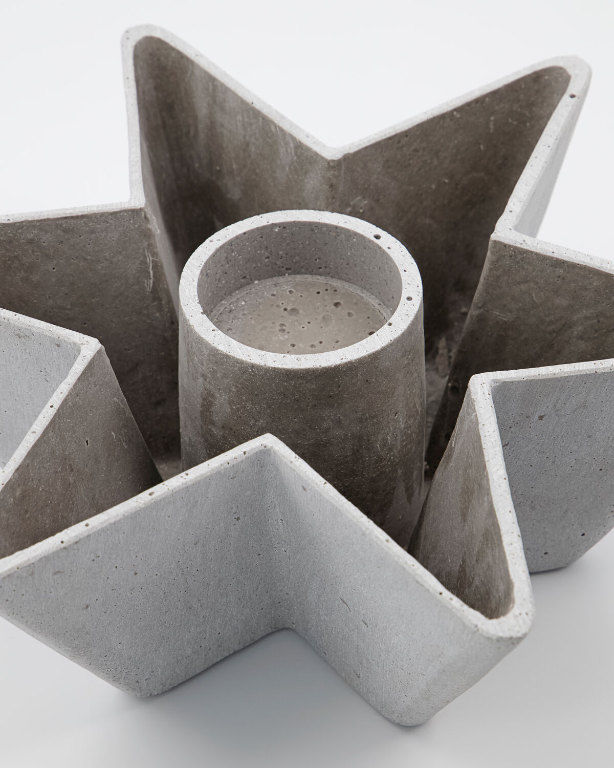Kerzenständer, HDMold Star, Grau
