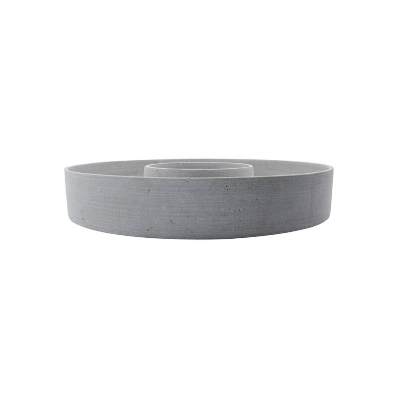 Kerzenständer, HDThe ring, Grau