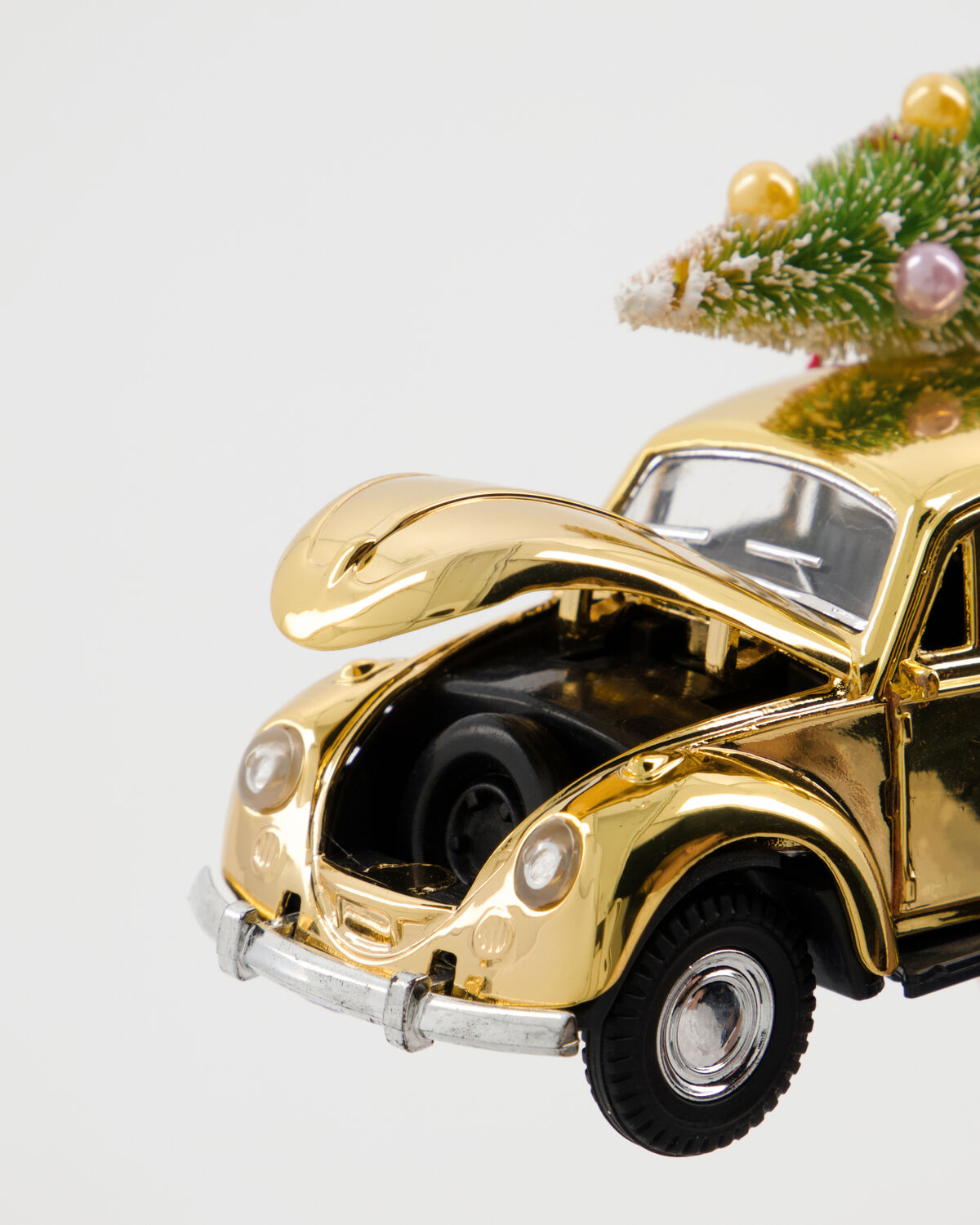 Dekoration, HDXmas car, Gold