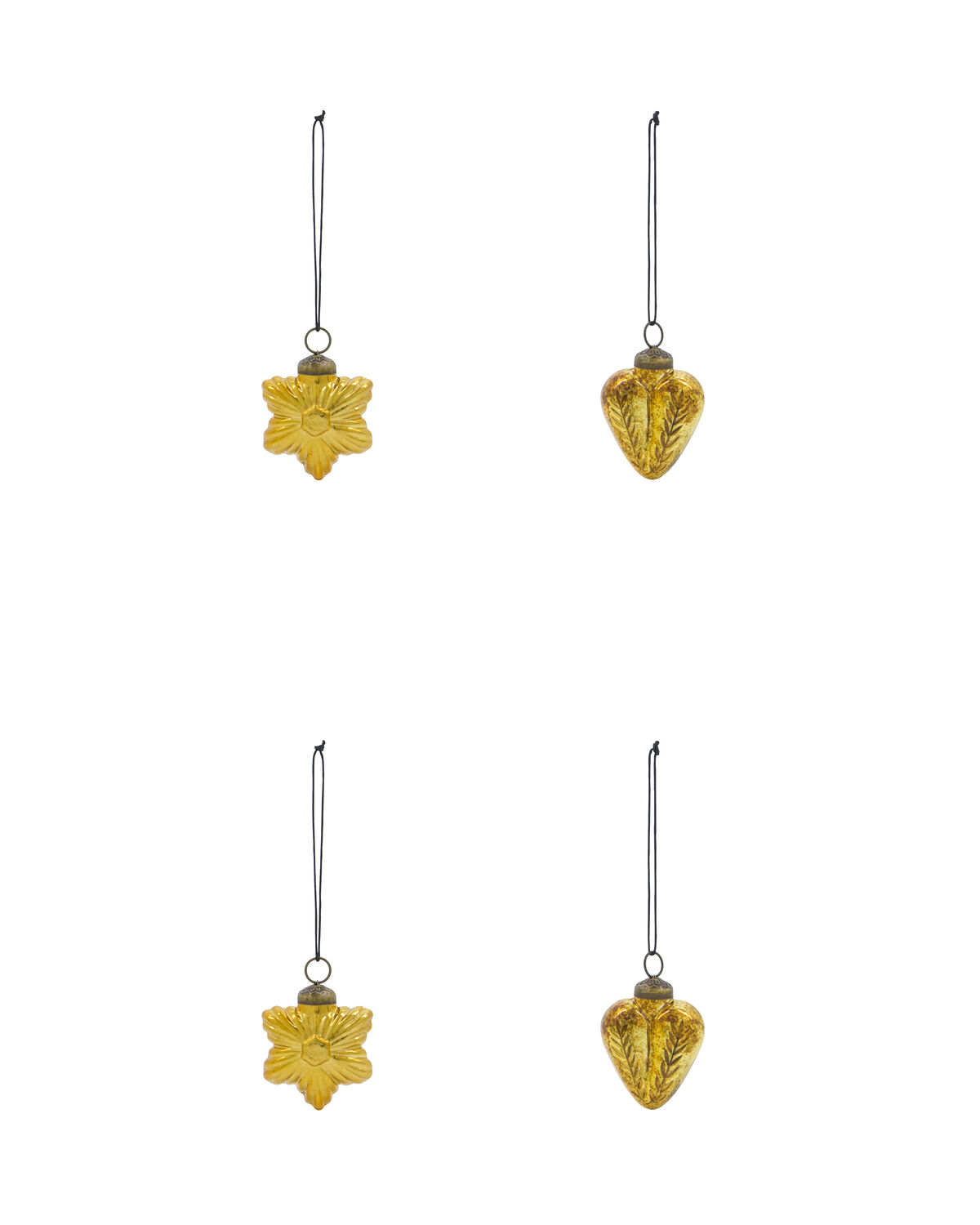 Weihnachtsschmuck, HDHeart and Star, Gold