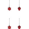 Weihnachtsschmuck, HDHeart and Star, Rot